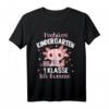 Kinder Einschulung Schulkind Axolotl Mädchen T-Shirt - Perfekt für den Schulanfang, Kita-Abschied und den ersten Schultag in der 1. Klasse
