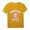 Kinder Einschulung Schulkind Axolotl Mädchen T-Shirt - Perfekt für den Schulanfang, Kita-Abschied und den ersten Schultag in der 1. Klasse