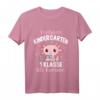 Kinder Einschulung Schulkind Axolotl Mädchen T-Shirt - Perfekt für den Schulanfang, Kita-Abschied und den ersten Schultag in der 1. Klasse