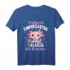 Kinder Einschulung Schulkind Axolotl Mädchen T-Shirt - Perfekt für den Schulanfang, Kita-Abschied und den ersten Schultag in der 1. Klasse