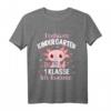 Kinder Einschulung Schulkind Axolotl Mädchen T-Shirt - Perfekt für den Schulanfang, Kita-Abschied und den ersten Schultag in der 1. Klasse