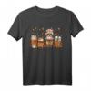 Herbst Kaffee Kürbis Gewürz Latte Iced Waschbär Kostüm – Lustiges Thanksgiving- und Herbst-Tierkostüm für Kinder & Erwachsene