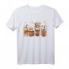 Herbst Kaffee Kürbis Gewürz Latte Iced Waschbär Kostüm – Lustiges Thanksgiving- und Herbst-Tierkostüm für Kinder & Erwachsene