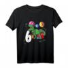 Kinder Dinosaurier T-Rex T-Shirt für 6-Jährige – Lustiges Geburtstagsgeschenk für Tochter oder Sohn zum 6. Geburtstag