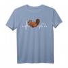 Biber Herzschlag Tier T-Shirt - Perfektes Geschenk für Kinder, Frauen und Männer zu Vatertag, Muttertag, Weihnachten und Geburtstagen