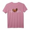 Biber Herzschlag Tier T-Shirt - Perfektes Geschenk für Kinder, Frauen und Männer zu Vatertag, Muttertag, Weihnachten und Geburtstagen