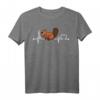 Biber Herzschlag Tier T-Shirt - Perfektes Geschenk für Kinder, Frauen und Männer zu Vatertag, Muttertag, Weihnachten und Geburtstagen