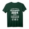 Legenden wurden im Dezember 2004 18. Geburtstag T-Shirt - Lustiges Geburtstagsoutfit & limitierte Edition für den besonderen Tag