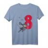 Kinder Ninja T-Shirt zum 8. Geburtstag für Jungen - Lustiges Geschenk für Kampfsport- und Ninja-Fans