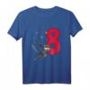 Kinder Ninja T-Shirt zum 8. Geburtstag für Jungen - Lustiges Geschenk für Kampfsport- und Ninja-Fans