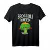Brokkoli-Königin T-Shirt – Lustiges veganes Geschenk für Vegetarier, Veganer & Tierliebhaber zum Geburtstag oder Anlass