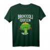 Brokkoli-Königin T-Shirt – Lustiges veganes Geschenk für Vegetarier, Veganer & Tierliebhaber zum Geburtstag oder Anlass