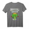 Brokkoli-Königin T-Shirt – Lustiges veganes Geschenk für Vegetarier, Veganer & Tierliebhaber zum Geburtstag oder Anlass