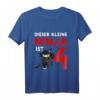 Kinder 4. Geburtstag Ninja T-Shirt für Jungen – Lustiges Geschenk zum vierten Geburtstag für Kampfsport- und Ninja-Fans