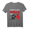 Kinder 4. Geburtstag Ninja T-Shirt für Jungen – Lustiges Geschenk zum vierten Geburtstag für Kampfsport- und Ninja-Fans