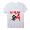 Kinder 4. Geburtstag Ninja T-Shirt für Jungen – Lustiges Geschenk zum vierten Geburtstag für Kampfsport- und Ninja-Fans