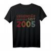 Lustiges 18. Geburtstag T-Shirt für Männer und Frauen - Perfekte Deko und Geschenkidee für Jahrgang 2005, Jetzt bestellen!