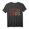 Lustiges 18. Geburtstag T-Shirt für Männer und Frauen - Perfekte Deko und Geschenkidee für Jahrgang 2005, Jetzt bestellen!
