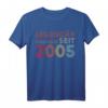Lustiges 18. Geburtstag T-Shirt für Männer und Frauen - Perfekte Deko und Geschenkidee für Jahrgang 2005, Jetzt bestellen!