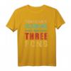 Nicht erschrecken Spruch T-Shirt für Mama & Papa mit 3 Söhnen - Vintage Retro Geschenk zum Mutter- & Vatertag