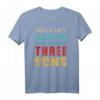 Nicht erschrecken Spruch T-Shirt für Mama & Papa mit 3 Söhnen - Vintage Retro Geschenk zum Mutter- & Vatertag