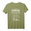 Stolzer Ehemann Mann Frau Geschenk Hochzeitstag Spruch Humor T-Shirt - Perfektes Geschenk für Ehemänner, Väter & Partner zum besonderen Anlass