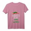 Verrücktes Elf Weihnachts T-Shirt mit V-Ausschnitt – Lustiges Familienoutfit für Weihnachten und Weihnachtsgeschenke