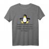 Lustiges Weihnachts T-Shirt mit Pinguin Motiv – Adventskalender Geschenkidee für Ihn & Sie, Damen & Herren, Freunde & Familie
