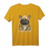 Coole Französische Bulldogge mit Kaffee und Spruch T-Shirt – Lustiges Tier- und Kaffeemotiv für Hundeliebhaber und Kaffeegenießer