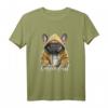 Coole Französische Bulldogge mit Kaffee und Spruch T-Shirt – Lustiges Tier- und Kaffeemotiv für Hundeliebhaber und Kaffeegenießer