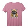 Coole Französische Bulldogge mit Kaffee und Spruch T-Shirt – Lustiges Tier- und Kaffeemotiv für Hundeliebhaber und Kaffeegenießer