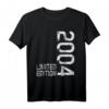 Lustiges 18. Geburtstag T-Shirt - Limited Edition 2004 für Mädchen & Jungen, perfekt für die 18. Geburtstagsparty