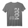 Lustiges 18. Geburtstag T-Shirt - Limited Edition 2004 für Mädchen & Jungen, perfekt für die 18. Geburtstagsparty
