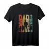 Vater 3 Kinder Vatertag T-Shirt - Personalisiertes Geschenk für Papa mit 2 Söhnen und 1 Tochter