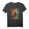 Vater 3 Kinder Vatertag T-Shirt - Personalisiertes Geschenk für Papa mit 2 Söhnen und 1 Tochter