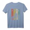 Vater 3 Kinder Vatertag T-Shirt - Personalisiertes Geschenk für Papa mit 2 Söhnen und 1 Tochter