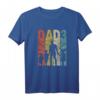 Vater 3 Kinder Vatertag T-Shirt - Personalisiertes Geschenk für Papa mit 2 Söhnen und 1 Tochter