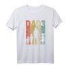 Vater 3 Kinder Vatertag T-Shirt - Personalisiertes Geschenk für Papa mit 2 Söhnen und 1 Tochter