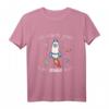 Kinder Raketen Schule Raumschiff Weltraum Weltall Sterne T-Shirt - Perfektes Geschenk zum Schulanfang für Erstklässler Jungen