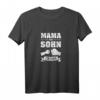Mama und Sohn Ein Team Muttertag T-Shirt – Lustiges Geschenk für die beste Mama und ihren Sohn zum Muttertag 2022