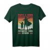 Papa Vater Sohn Freunde fürs Leben Vintage Style T-Shirt – Perfektes Vatertags- und Familiengeschenk für Vater, Sohn und Stiefvater