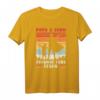 Papa Vater Sohn Freunde fürs Leben Vintage Style T-Shirt – Perfektes Vatertags- und Familiengeschenk für Vater, Sohn und Stiefvater