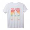 Papa Vater Sohn Freunde fürs Leben Vintage Style T-Shirt – Perfektes Vatertags- und Familiengeschenk für Vater, Sohn und Stiefvater