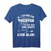 Ich habe eine hübsche Tochter, eine Waffe, Schaufel & Alibi - Lustiges Vatertags- oder Geburtstags-T-Shirt für Papa