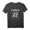 22. Geburtstag Frau Tochter Party T-Shirt mit Zahl 22, Herzen & Sterne – Lustiges Geburtstagsgeschenk für Frauen, Töchter & Freundinnen
