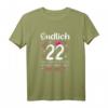 22. Geburtstag Frau Tochter Party T-Shirt mit Zahl 22, Herzen & Sterne – Lustiges Geburtstagsgeschenk für Frauen, Töchter & Freundinnen