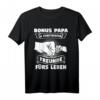 Bonus Papa & Stieftochter T-Shirt – Lustiges Partnerlook für Bonus Papa, Stiefvater & Stieftochter, Perfekt als Familiengeschenk