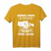 Bonus Papa & Stieftochter T-Shirt – Lustiges Partnerlook für Bonus Papa, Stiefvater & Stieftochter, Perfekt als Familiengeschenk
