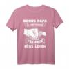 Bonus Papa & Stieftochter T-Shirt – Lustiges Partnerlook für Bonus Papa, Stiefvater & Stieftochter, Perfekt als Familiengeschenk
