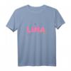 Lina - Schöner Name mit Schmetterlingen T-Shirt – Perfekt als Geschenk zum Geburtstag, Namenstag, Weihnachten für Frauen und Mädchen